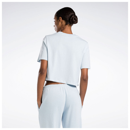 Reebok Γυναικεία κοντομάνικη μπλούζα RI Big Logo Crop Tee